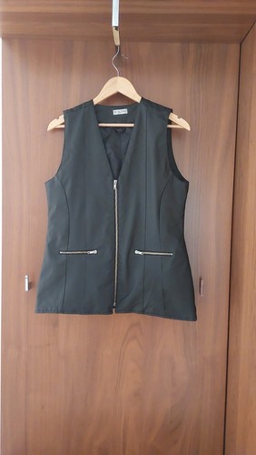 Damen leder weste s - damen, gr.s