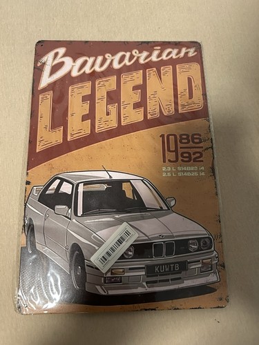 Blechschild bavarian legend - blechschild,
