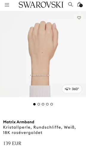 Swarovski matrix armband - swarovski, 18k