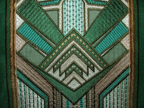 Kunst deco bestickt gatsby - deco,