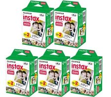 FUJI INSTAX mini SOFORTBILD FILM 5 Doppelpacks für 100 Bilder !! MDH: 03/2027