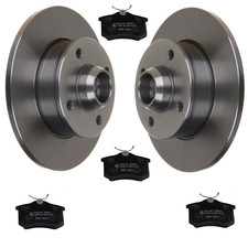 VW PASSAT 35i + 35i VARIANT Set 2 Bremsscheiben 4 Bremsbeläge hinten Hinterachse