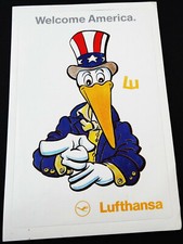 Werbe-Aufkleber Lufthansa