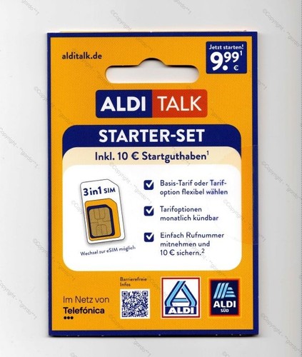 Aldi talk starterset - starterset, neu
