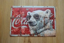 COCA COLA Blechschild - Retro