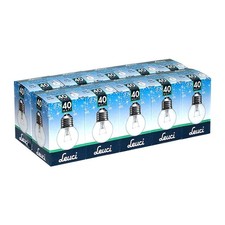 10 x Leuci Glühbirne Tropfen 40W E27 klar Glühlampe 40 Watt warmweiß dimmbar