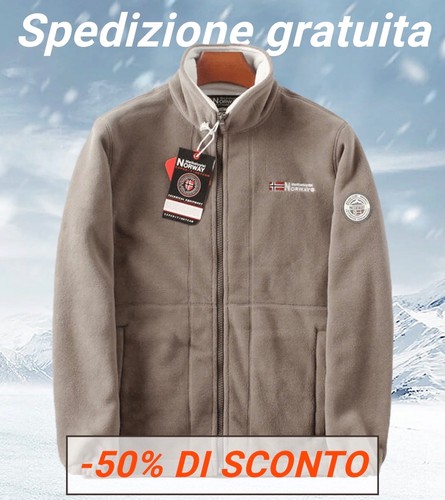 Norwegische fleecejacke unisex - norwegische,