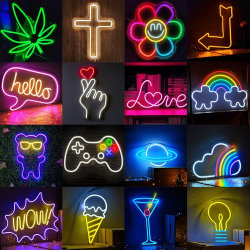 Neon led schild usb licht - usb, wand