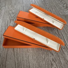 Hermes 2Stk. Aufbewahrung Samtetuis Armband Vintage