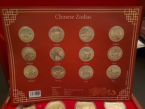 China lunar medaillen - x,