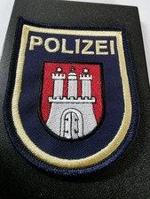 Polizei Klett Patch Wasserschutzpolizei Hamburg - ca.9,5x7,5cm