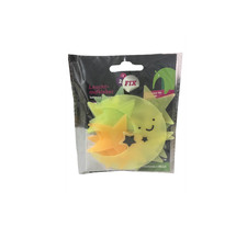 Leuchtsterne & Mond Aufkleber