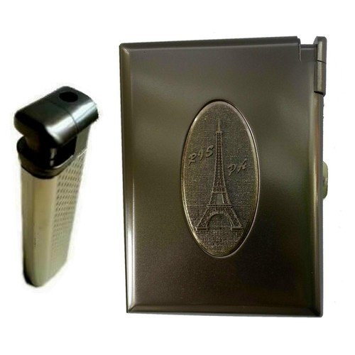 Zigarettenetui metall mit - metall,