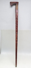 Gehstock Zakopane Polen Holz geschnitzt 1972 (?) Wandern Laufen Deko