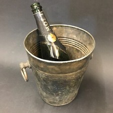 FLASCHENKEL KÜHLBOX "MOĒT & CHANDON" SCHÖN, ANTIK ALT FRANZÖSISCH SEKTREBE