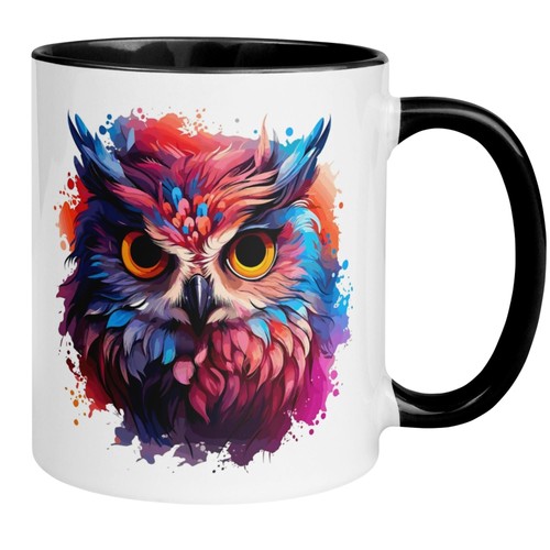 Tasse eule buntes - eule, „buntes