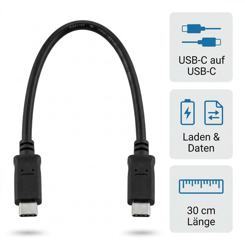Usb kabel 30cm - usb,