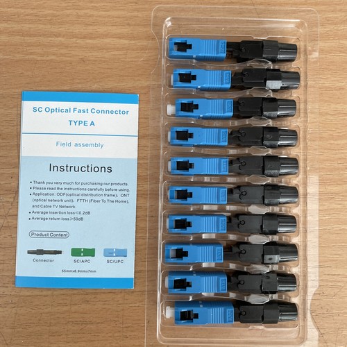Fiber optik fast connection - fiber,
