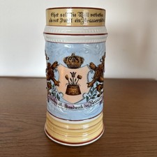 Antiker Porzellan Bier Krug