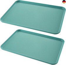 2 Stück Tablett Rechteckig