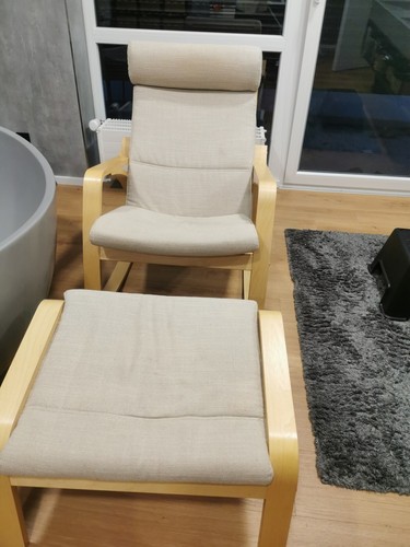 Schaukelstuhl mit hocker - schaukelstuhl,