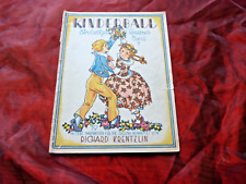 KINDERBALL Ein lustiges Tanzbuch Band 1 Noten für Klavier (Inhalt siehe unten)