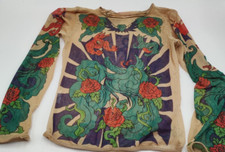 Fasching Tattoo Shirt Engelsflügel Damenkostüm M 7123A Widmann