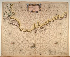 Theunis Iacob1660 Noorwegen Sea Chart Original Seekarte Norway Norwegen