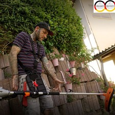 YERD Komfort Tragegurt Doppel schultergurt für Trimmer Motorsense Freischneider 