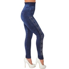 Leggings Thermo Strass Blume