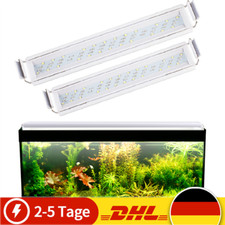 Einstellbar LED RGB Aquarium Beleuchtung Lampe Vollspektrum Aufsetzleuchte Licht
