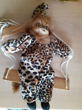Puppe mit Porzellankopf Katze
