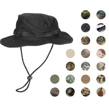 MFH US GI Buschhut mit Kinnband Boonie Rip Stop Schlapphut Tropenhut Sonnenhut