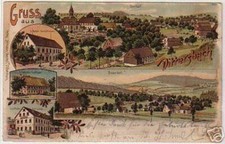 08524 Ak Lithographie Gruß