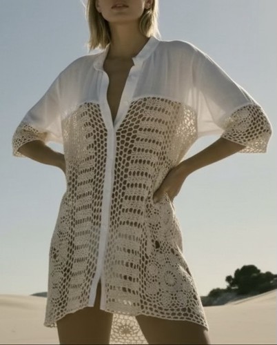 Zara bluse häkelbluse tunika - bluse,