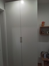 Pax Kleiderschrank weiß 236x100x60 mit Türen und 6 Schüben
