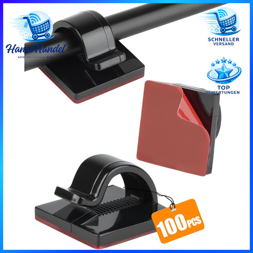 Kabelhalter selbstklebend 100 - kabelhalter,