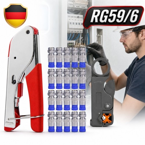 Rg59 kompressionszange 20x f - rg59/6,