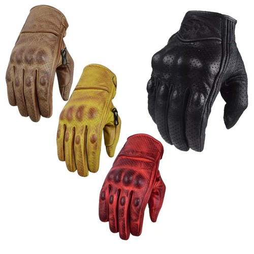 Leder motorradhandschuhe biker - leder,