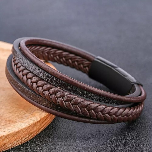 Armband braun schwarz - braun,