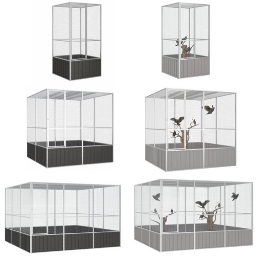 Vogelkäfig verzinkter stahl - vogelkäfig,