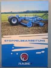 RABE Grubber Kurzscheibeneggen Mulcher Prospekt Traktor Bulldog Schlepper