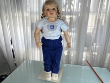 Künstlerpuppe Monika Gerdes Sammler Vinyl Puppe 80 cm. Top Zustand  siehe Fotos