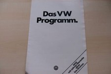 218584) VW Käfer - Scirocco - Golf I - Passat Prospekt 08/1975