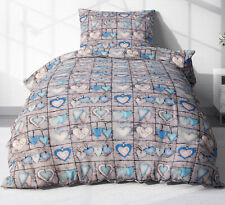 2tlg.Seersucker Bettwäsche