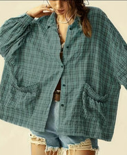 Damen Oversized Karohemd