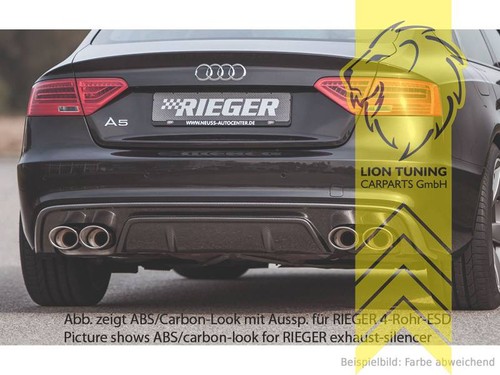 Rieger heckansatz heckspoiler - heckansatz,