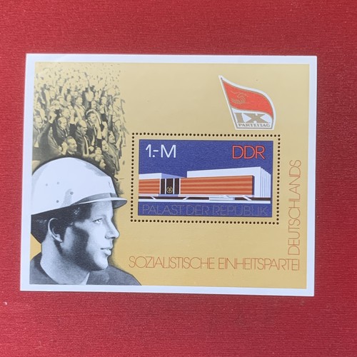 Ddr briefmarken blocks - ddr, briefmarken-blocks