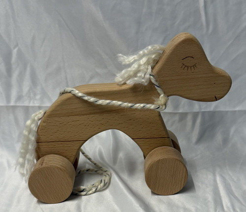 Holz nachziehtier pferd auf - nachziehtier,