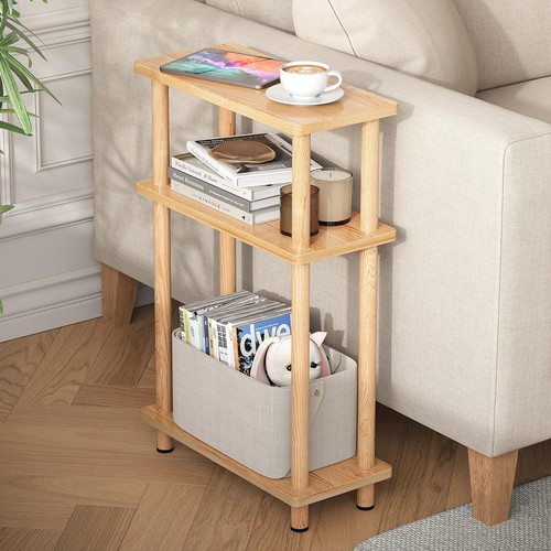 Beistelltisch holz schmal - holz, 3